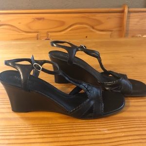 💗💗Black dressy platform sandals